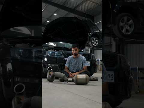 Part of a video titled What is a downpipe and how does it help increase power ... - YouTube