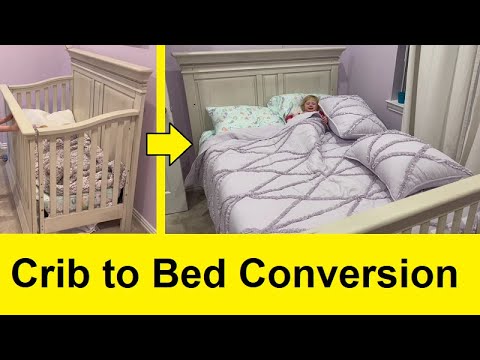 YouTube video about: How to convert sorelle crib to full size bed?