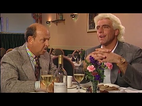 Ric Flair’s sit down interview with Mean Gene Okerlund WWF Superstars 12/05/1992