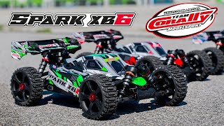 SPARK XB-6S - BUGGY 4WD - RTR - červená