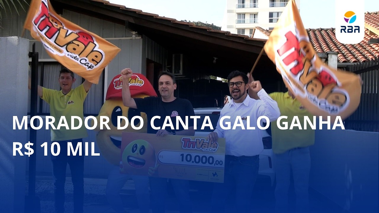 Morador do Canta Galo ganha R$ 10 mil na Trivale