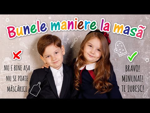 Bunele maniere pentru copii la masă