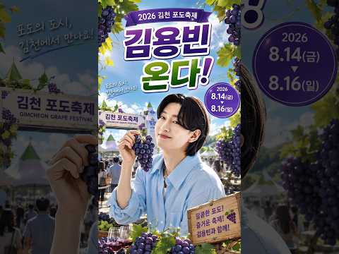 8월14일✨️ 김용빈 보러 김천포도축제 고고씽#김용빈 #김천포도축제#신바람행복콘서트#포도축제@lovebin_i