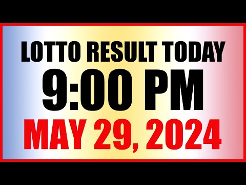 Lotto Result Today 9pm Draw May 29, 2024 Swertres Ez2 Pcso