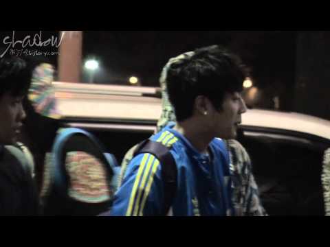 [FANCAM] 110311 BEAST #1 DuJun - Incheon Airport Leaving for Thailand