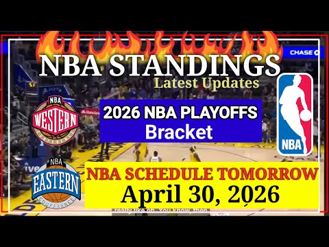 NBA STANDINGS Playoffs April 29, 2026 | NBA Playoffs Bracket 2026| NBA SCHEDULE April 30, 2026