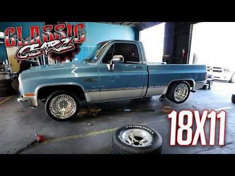 18x11's on the Squarebody | Classic Gearz