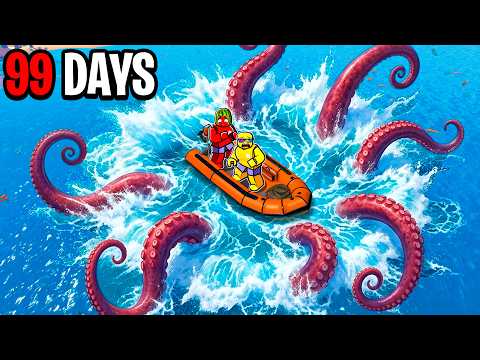 100 Days At SEA in Roblox 🌊