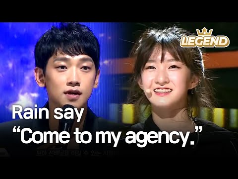 Youngest contestant's charisma makes Rain say, "Come to my agency." [The Unit/2017.12.07]