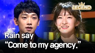 Youngest contestant&#39;s charisma makes Rain say, &quot;Come to my agency.&quot; [The Unit/2017.12.07]