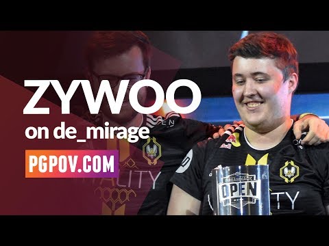 [CSGO POV] ZywOo (Vitality) vs x6tence Galaxy / 34-13 / de_mirage // Player Settings in desc.