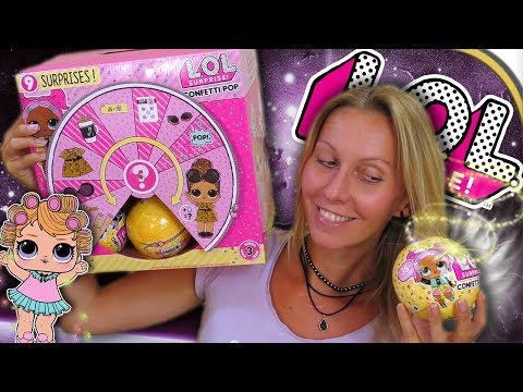 LOL SURPRISE CONFETTI POP 🤷‍ Display 👭 L.O.L. FIGUREN auspacken | Teil 1 deutsch