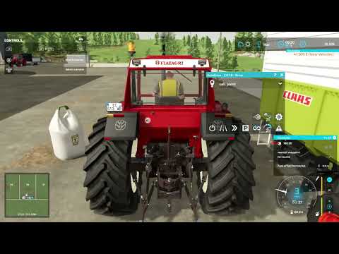 Automation series ep 21, Wheat harvest and straw collect with courseplay