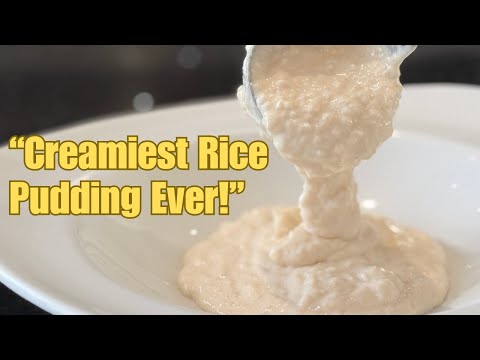 “The Creamiest Rice Pudding Recipe You’ll Ever Try | Easy Homemade Dessert!”