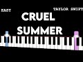 Cruel Summer - Taylor Swift | EASY Piano Tutorial