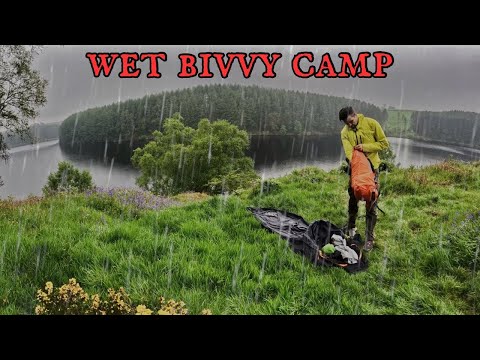 TESTING A BIVVY IN THE RAIN AND PERFECT BURGERS - WILD CAMPING - Yorkshire Dales UK