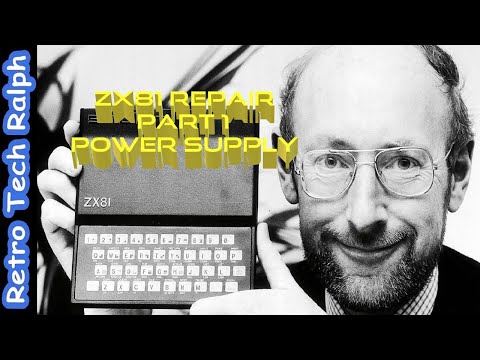 ZX81 Repair Part 1. Power Supply