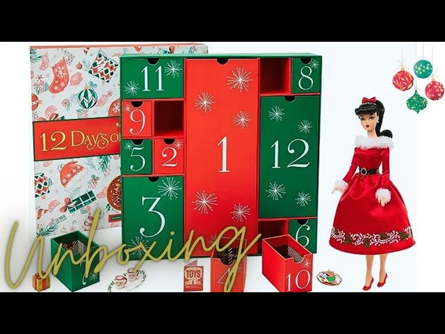 Vídeo relacionado con Barbie Day to Night Calendario de adviento de Navidad Muñeca con 24 accesorios sorpresa, ideal para regalo (Mattel GXD64)