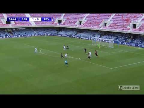 Barcelona u19   PSV u19 Koen Oostenbrink