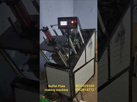 High Speed Buffet Plate Making Machine