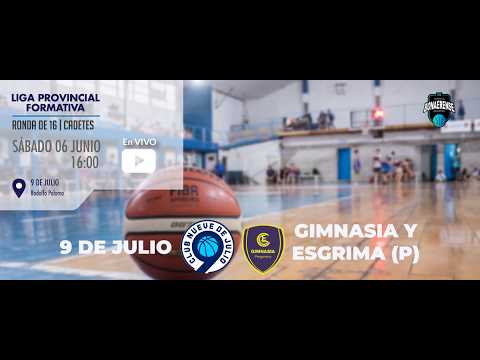 CADETES- 9 DE JULIO vs GIMNASIA (P) | PROVINCIAL FORMATIVO