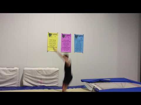 Double mini trampoline Level 1 passes