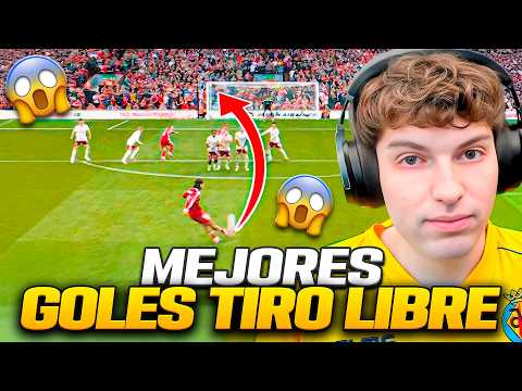DAVOO XENEIZE REACCIONA A LOS MEJORES GOLES DE TIRO LIBRE EN EL AÑO (2025) - CUAL ES EL MEJOR???