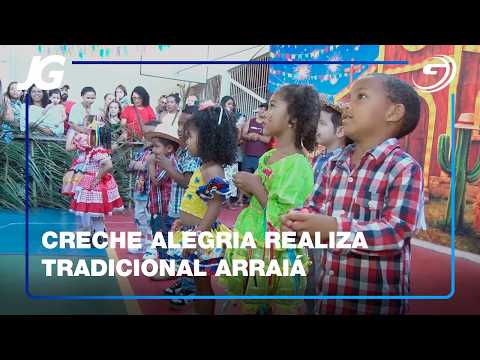 Arraiá da Creche Alegria reúne alunos, familiares e moradores em Santa Mônica