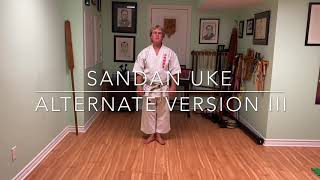 San Dan Uke - Alternate Version III- Koken Uke