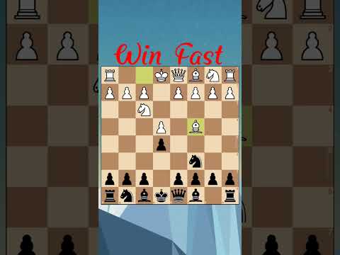 Win Fast: Chess trap to Checkmate in 7 moves!-chess tricks #chess #shorts