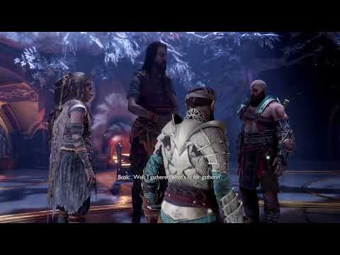 Sindri Gives Kratos Secret Weapon To Kill Gods Scene - God of War