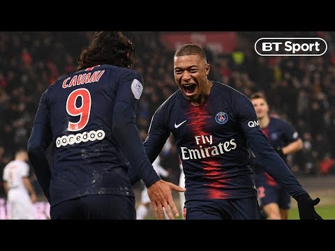 PSG v Guingamp (9-0) | Cavani and Mbappe hit hat-tricks and Neymar scores two | Highlights