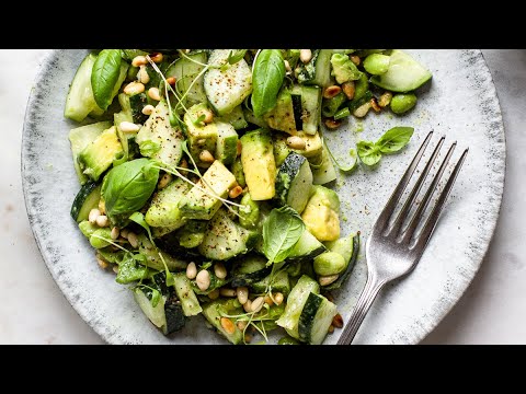 Avocado Cucumber Salad (No Lettuce)
