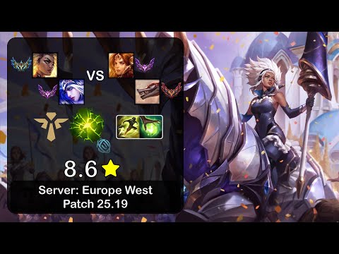 Rell Support + Ashe vs Leona + Naafiri - EUW Challenger - Patch 25.19