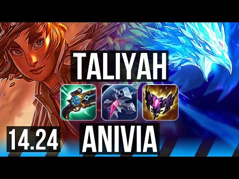TALIYAH vs ANIVIA (MID) | 600+ games | NA Master | 14.24