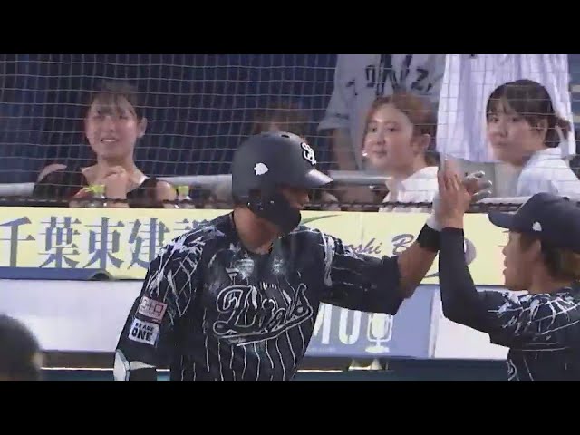 【1回表】高く上がった打球はライトスタンドへ!! ライオンズ・西川愛也 第3号2ランHR!!  2024年8月28日 千葉ロッテマリーンズ 対 埼玉西武ライオンズ