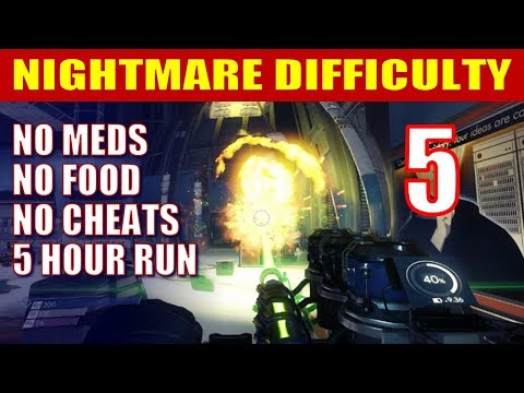 Prey Walkthrough NIGHTMARE DIFFICULTY - Banzai Survival Run (NO MEDS, NO FOOD) - Part 5