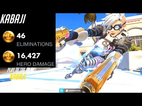 KABAJI TRACER GOD SHOWING HIS TRACKING SKILLS! [ OVERWATCH SEASON 22 TOP 500 ]