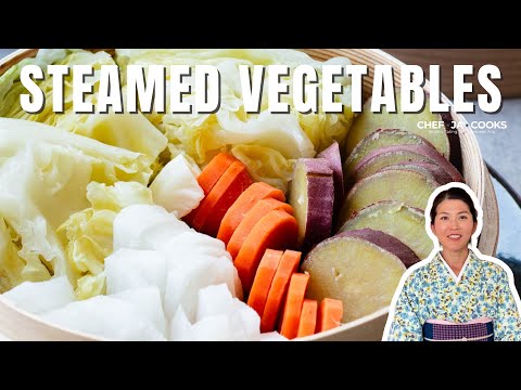 Japanese Steamed Vegetables Recipe | Bamboo Steamed Veggies