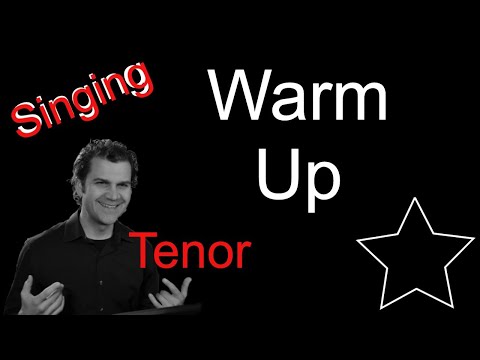 Singing Warm Up - Tenor - Full Range - April 2020