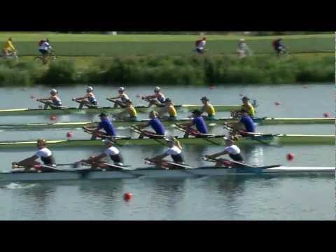 Women's Quadruple Sculls Rowing Heats Replay -- London 2012 Olympics