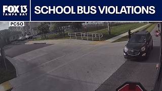 Over 90 Florida drivers pass stopped school buses in Polk
