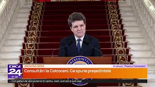 Nicușor Dan, după consultările de la Cotroceni: „Calm și vom trece prin asta”