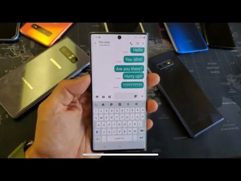 Galaxy Note 8/9/10: How to Change Text Message Font Text Size (Increase/Decrease Text Size)