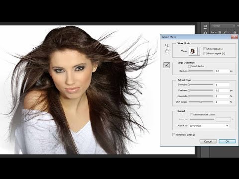 Photoshop - How to take Advance Hair Selection with Mask