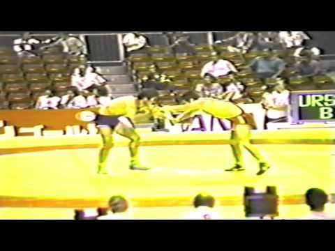 1990 Senior World Championships: 68 kg South Korea vs. Arsen Fadzayev (USSR)