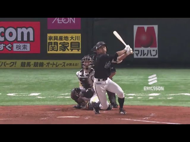 【4回表】マリーンズ・荻野貴 今シーズン第1号となる同点ホームランを放つ!! 2020/10/29 H-M