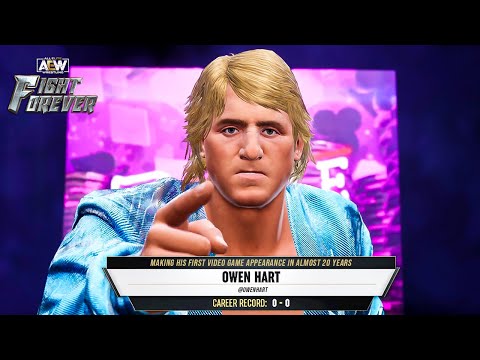 First Look At Owen Hart In ‘AEW Fight Forever’ Surfaces Online