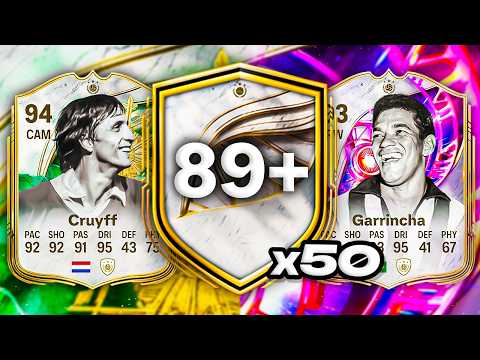 50x 89+ ICON PACKS & PICKS! 🥳 FC 26 Ultimate Team