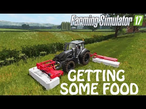 GETTING FOOD FOR THEM COWS in Farming Simulator 2017 | PS4 | Xbox One